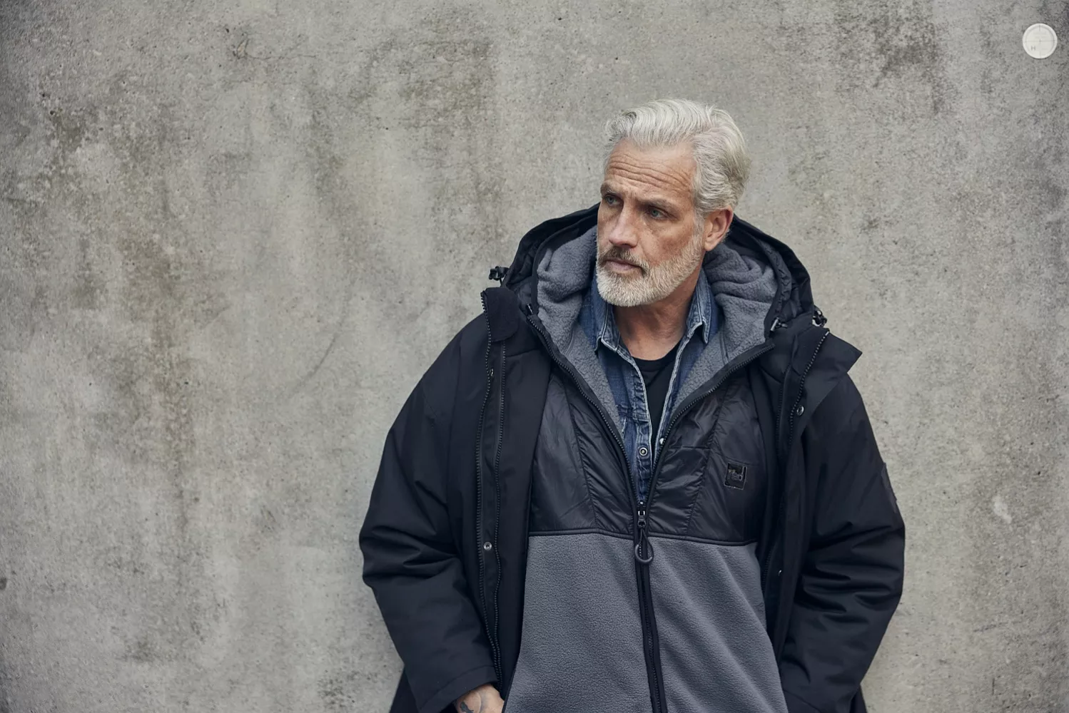 Мембранная парка унисекс «три в одном» RED ORIGINAL Revolution Parka LS carbon black (на рост 175-190см) вид 8