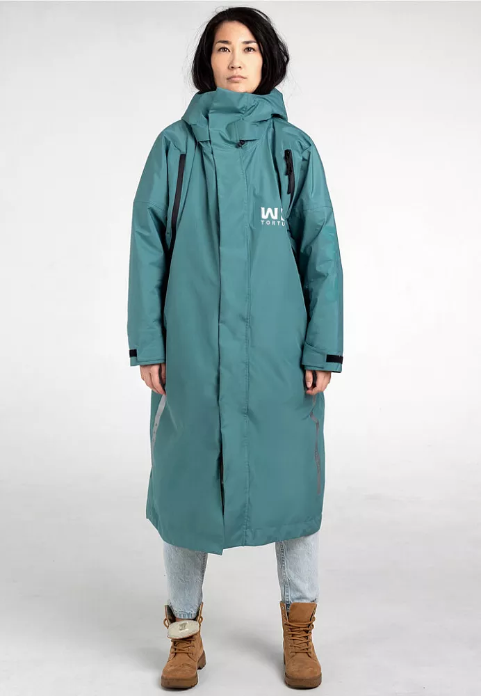 Парка TORTUGA PROLINE fit (Бирюзовый/Светло-серый) вид 10