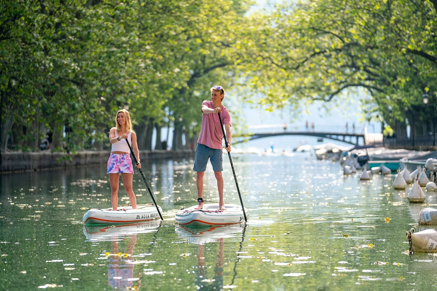 Доска SUP надувная Aqua Marina Cascade гибрид САП/КАЯК 11'2" (2025) вид 25