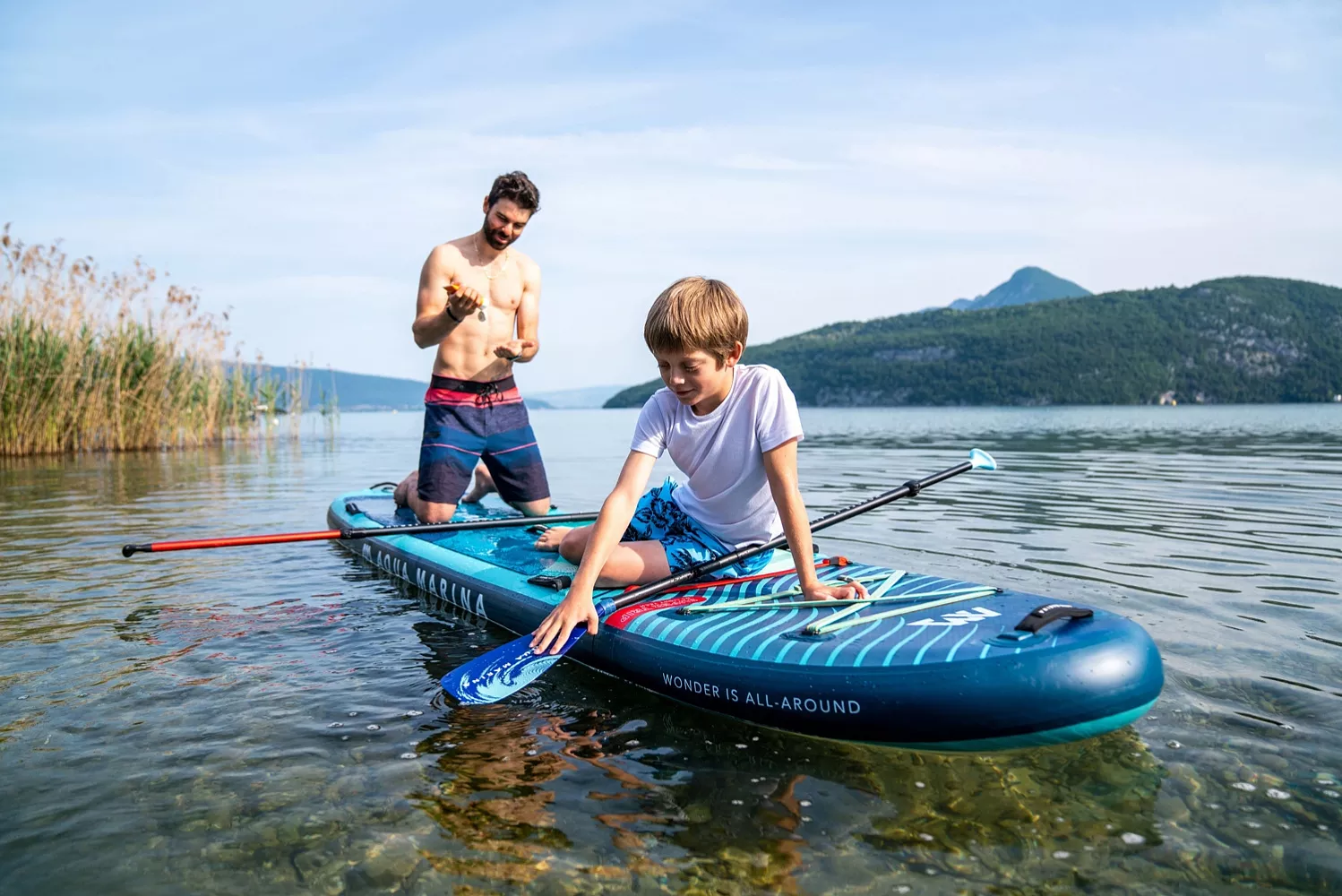 Доска SUP надувная Aqua Marina Super Trip семейная 12'6" (2025) вид 13
