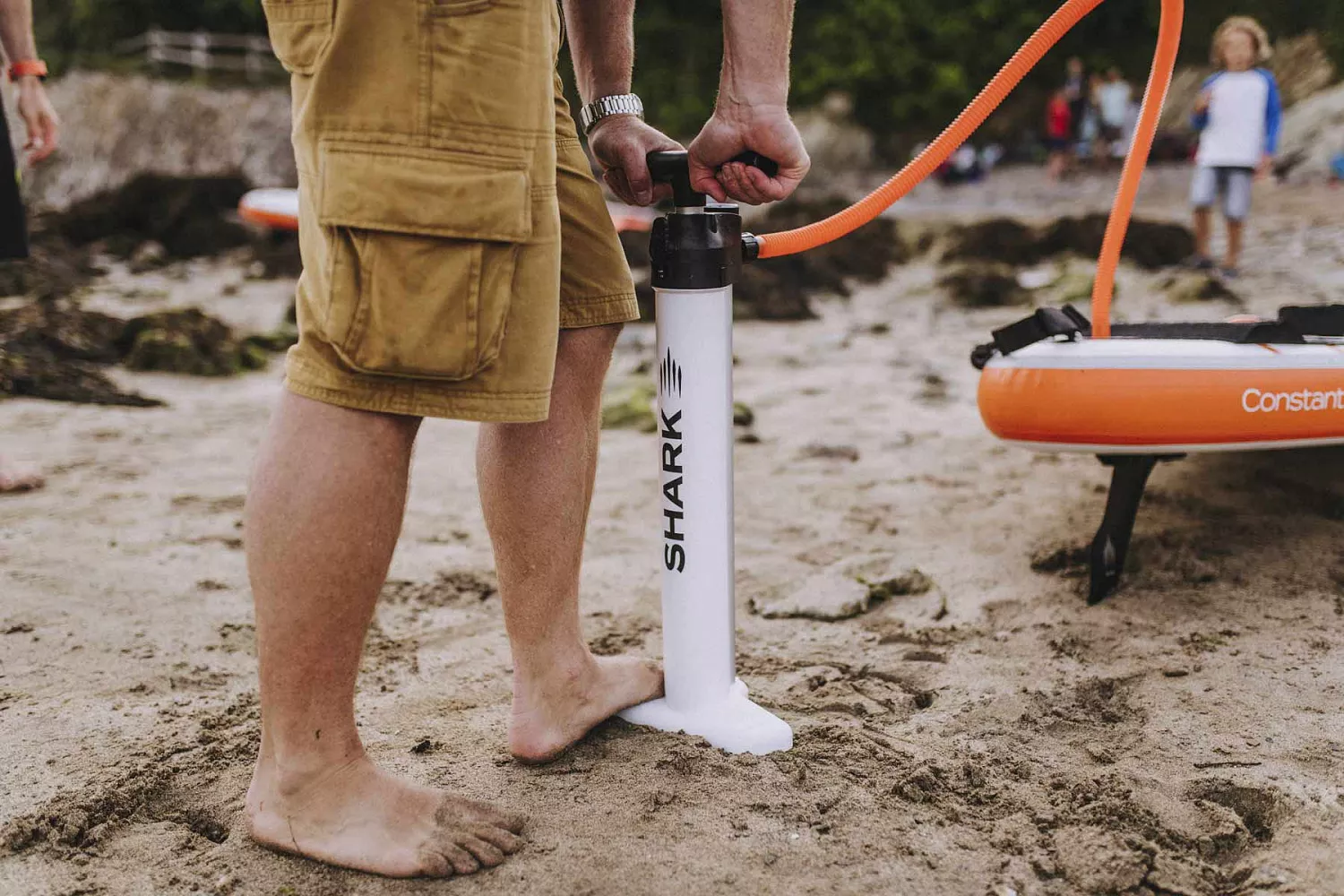 Насос для сапборда Shark High presure air pump вид 1
