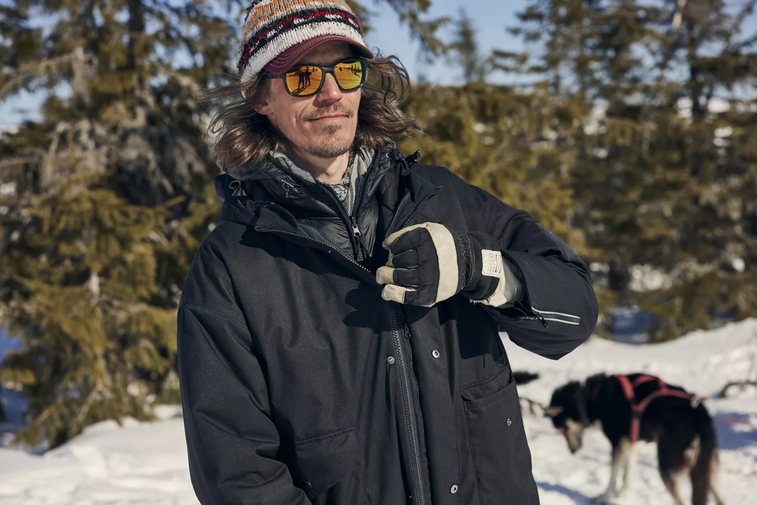 Мембранная парка унисекс «три в одном» RED ORIGINAL Revolution Parka LS carbon black (на рост 175-190см) вид 11