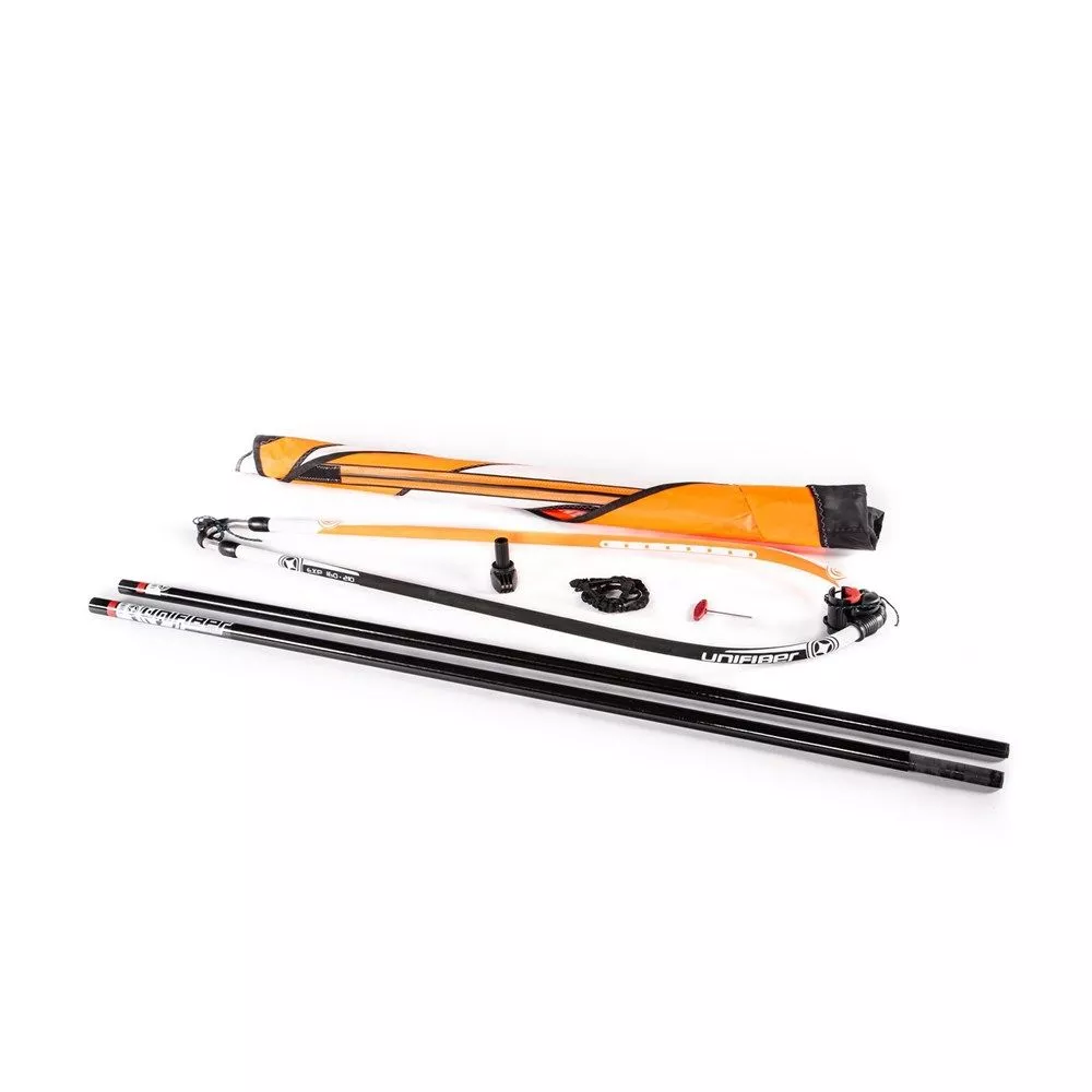 Парус для виндсерфинга UNIFIBER 24 Experience EVO II Dacron Complete Rig размер 5.0 м², Black вид 4