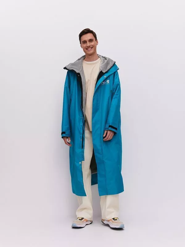 Парка TORTUGA TEAMLINE fit (Бирюзовый/Светло-серый) вид 5
