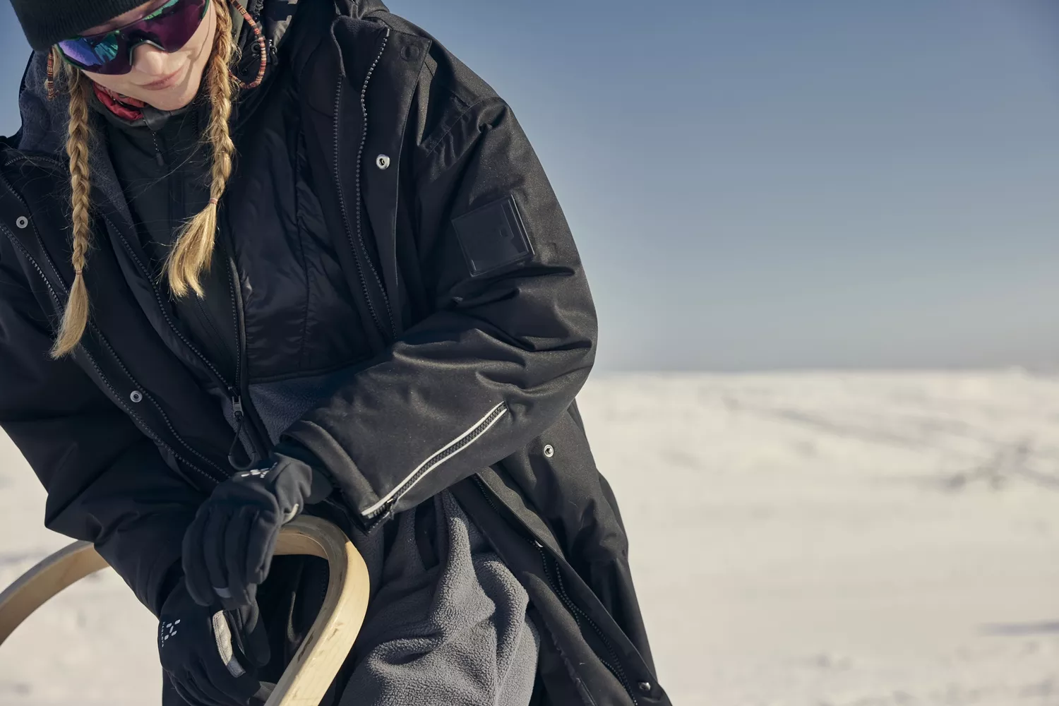 Мембранная парка унисекс «три в одном» RED ORIGINAL Revolution Parka LS carbon black (на рост 175-190см) вид 12