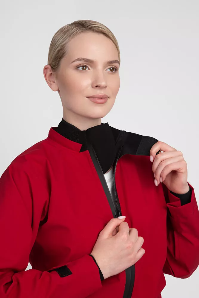 Сухой гидрокостюм для SUP Abranta Comfort RED женский на рост 167-172 вид 4