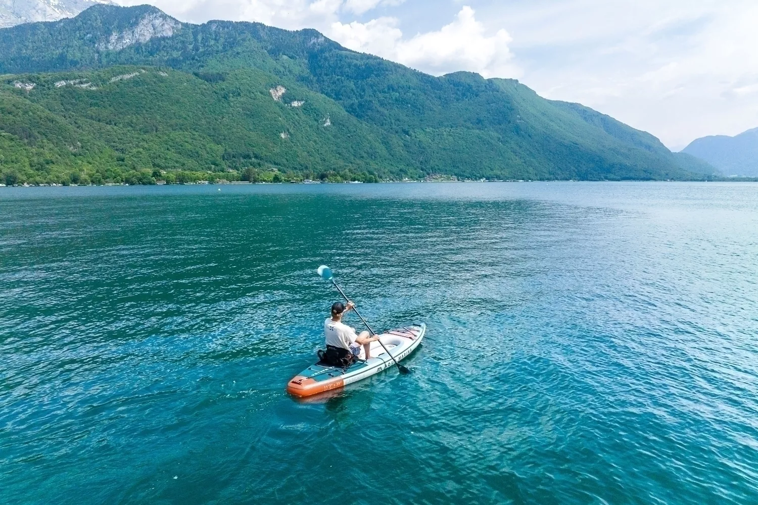 Доска SUP надувная Aqua Marina Cascade гибрид САП/КАЯК 11'2" (2025) вид 21