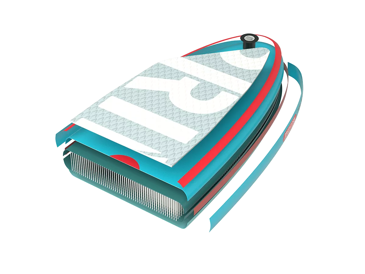 Сапборд надувной SUP Prime 12'4"x33"x6" Trip light blue (2025) вид 2