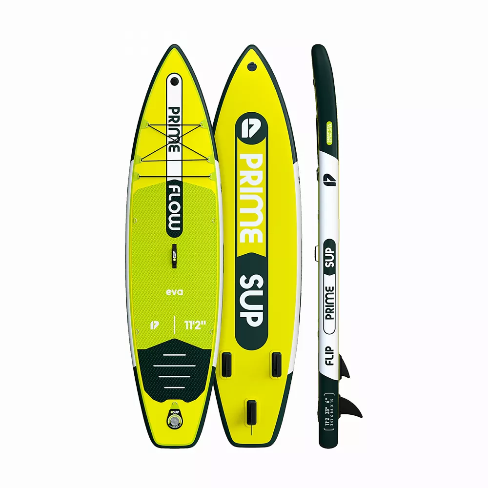 Сапборд надувной SUP Prime 11'2"x33"x6" Flow yellow (2025) вид 1