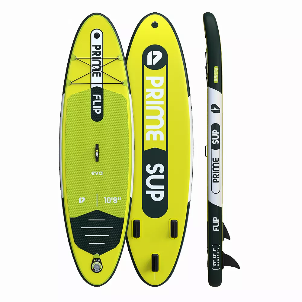 Сапборд надувной SUP Prime 10'8"x33"x6" Flip yellow (2025) вид 1