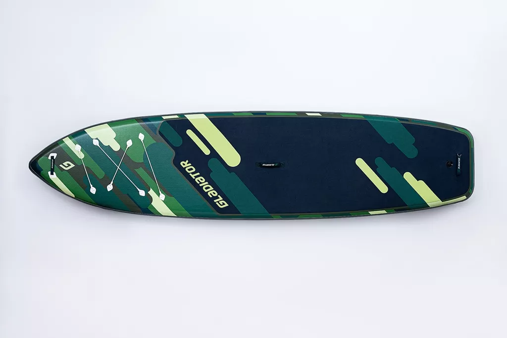 Доска SUP надувная Gladiator SPECIAL 12'6"x38"x6" Fishing вид 1