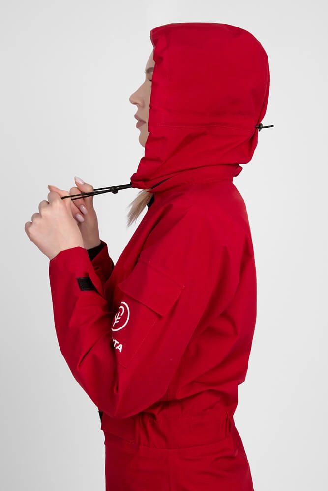 Сухой гидрокостюм для SUP Abranta Comfort RED женский на рост 161-166 вид 8