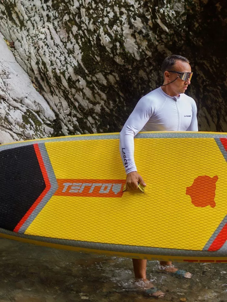 Доска надувная TERRO SUP Yellow 10'6"x33"x6" COMPASS желтая вид 17