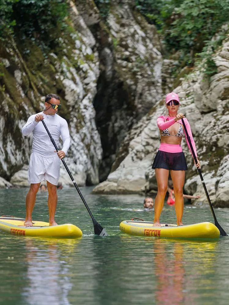 Доска надувная TERRO SUP Yellow 10'6"x33"x6" COMPASS желтая вид 14