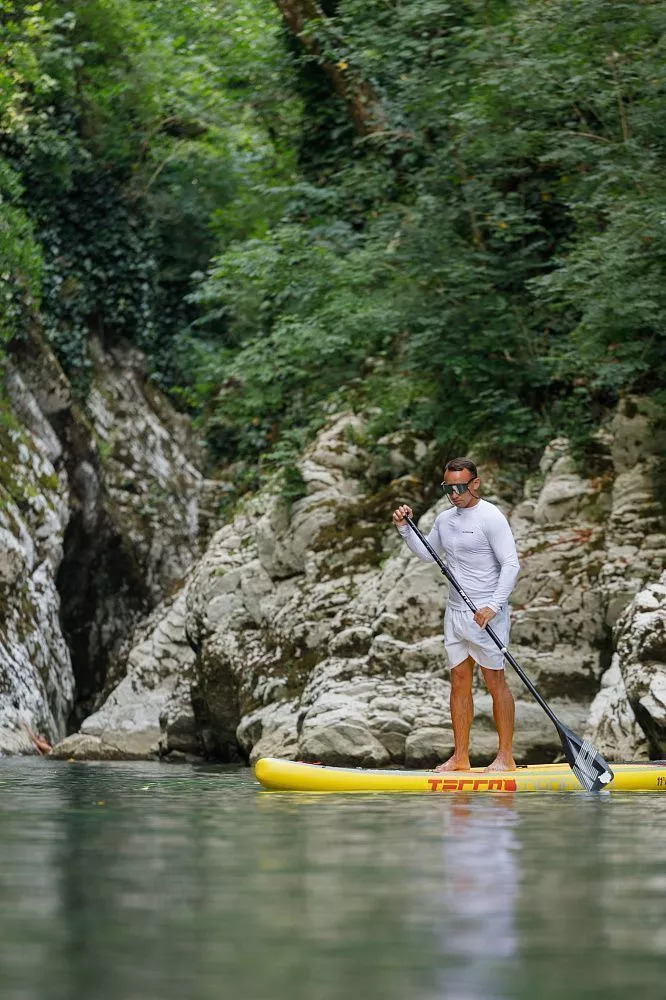 Доска надувная TERRO SUP Yellow 10'6"x33"x6" COMPASS желтая вид 12