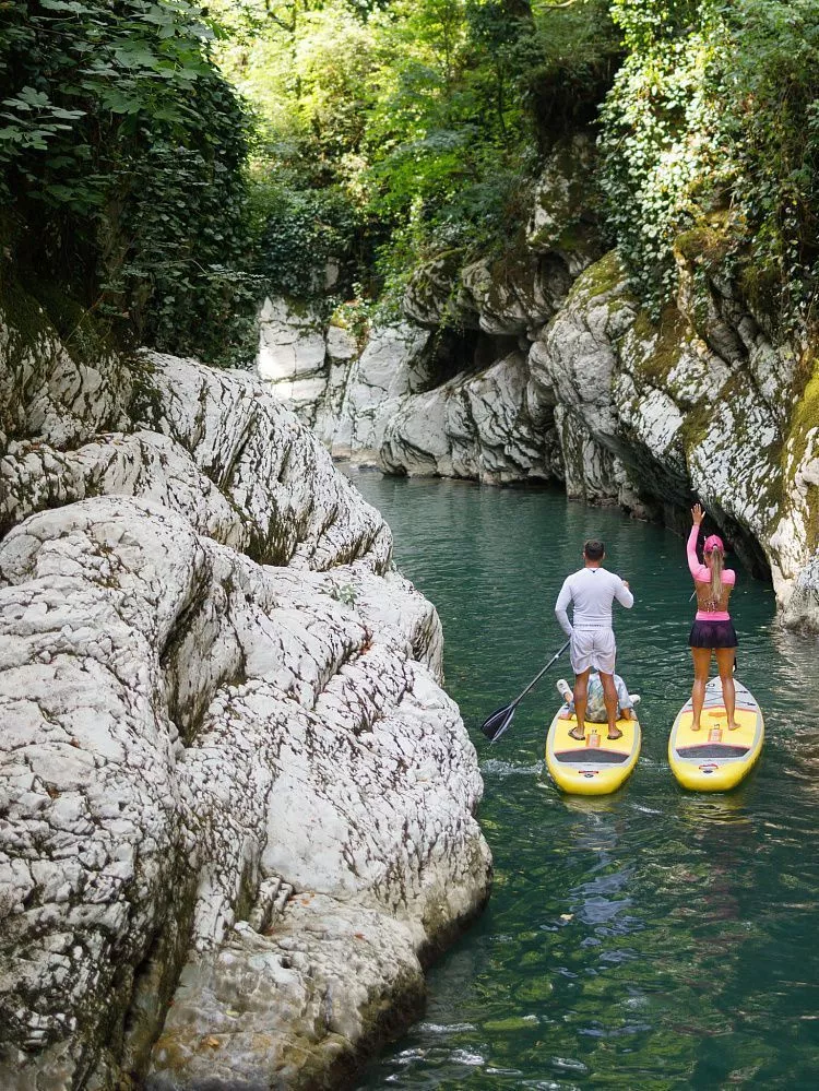 Доска надувная TERRO SUP Yellow 10'6"x33"x6" COMPASS желтая вид 15