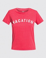 Футболка женская Billabong Vacation Vibrations, розовая
