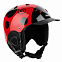 Детский сноубородический шлем LUCKYBOO - PLAY красный