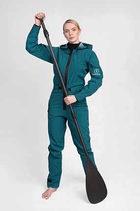 Сухой гидрокостюм для SUP Abranta Comfort AQUAMARINE женский на рост 167-172