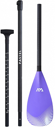 Весло для SUP-доски Aqua Marina стеклопластик 3-частное PASTEL (Purple) (2024) вид 3