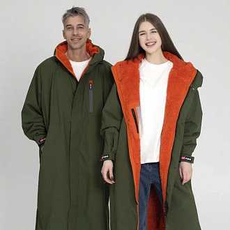 Мембранная унисекс парка RED ORIGINAL EVO с капюшоном parker green