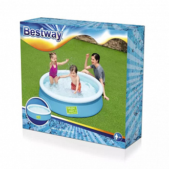 Бассейн надувной круглый детский BestWay 57241 My First Pool 152x38 477л вид 1