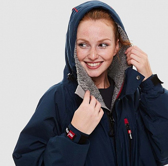 Мембранная унисекс парка RED ORIGINAL EVO с капюшоном navy вид 10