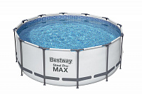 Бассейн каркасный круглый Bestway 56420 Steel Pro Max 366x122 10250л