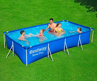 Бассейн каркасный Bestway 56424 Steel Pro 400х211х81см 5700л вид 11