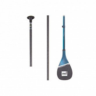Весло SUP разборное RED PADDLE Prime Blue 3-piece (100% карбон)