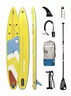 Доска надувная TERRO SUP Yellow 12'6"x29"x6" RACE желтая