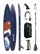 Доска надувная TERRO SUP Blue 14' CAPTAIN голубая