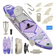 Надувной сап-каяк iTaoStar Daisy Exquisite 11'6''x35"x6" purple
