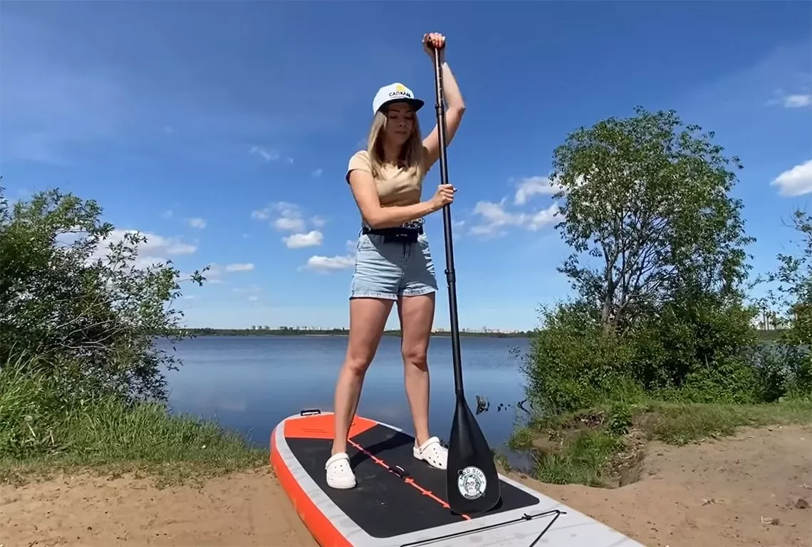 Регулировка SUP весла Регулировка SUP весла