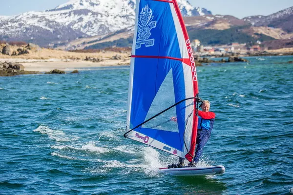 Windsurfing на SUP доске Windsurfing на SUP доске