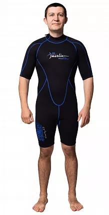Гидрокостюм неопреновый мужской Marlin MALIBU SHORTY MAN 2,5 mm, Blue