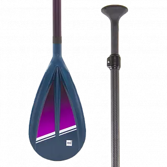 Весло SUP карбоновое разборное RED PADDLE Prime Tough Purple 2024