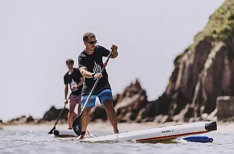 Доска SUP надувная Shark Race 14'x25” 2021 вид 6