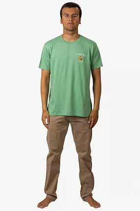 Футболка мужская Rip Curl THE SWAMP PRE TEE GREEN HEATHER вид 1