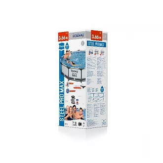 Бассейн каркасный круглый Bestway 56416 Steel Pro Max 366х76см 6473л вид 3