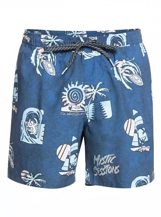 Мужские бордшорты Quiksilver Island Pulse, голубые