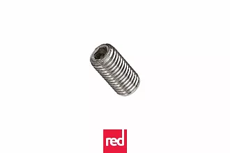 Бочонок прижимной (под шестигранник) для фиксации плавников RED PADDLE GRUB SCREW