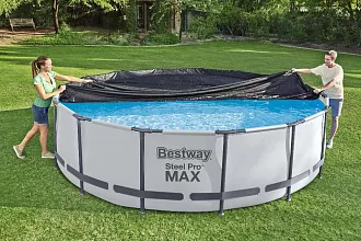Тент для бассейна защитный Bestway 58037 366см вид 5