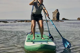 Весло SUP карбоновое разборное RED PADDLE Prime Tough Blue 2024 вид 7