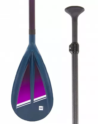 Весло SUP карбоновое разборное RED PADDLE Hybrid Tough Purple 2024