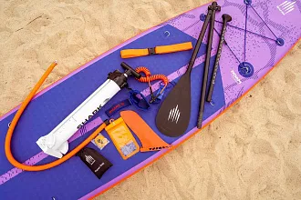 Насос для сапборда Shark High presure air pump вид 9
