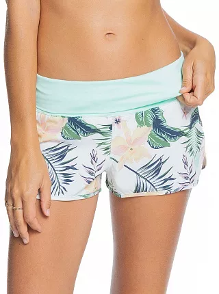 Бордшорты женские Roxy Endless Sum, белые