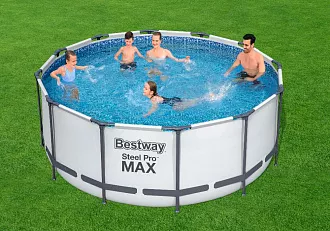 Бассейн каркасный круглый Bestway 56420 Steel Pro Max 366x122 10250л вид 9