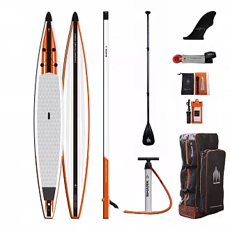 Доска SUP надувная Shark Race 14'x25” 2021