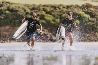 Доска SUP надувная Shark Race 14'x25” 2021 вид 5